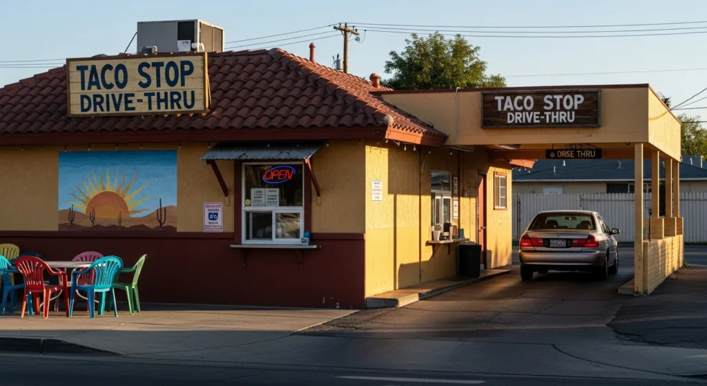 Drive Thru en un pequeño negocio