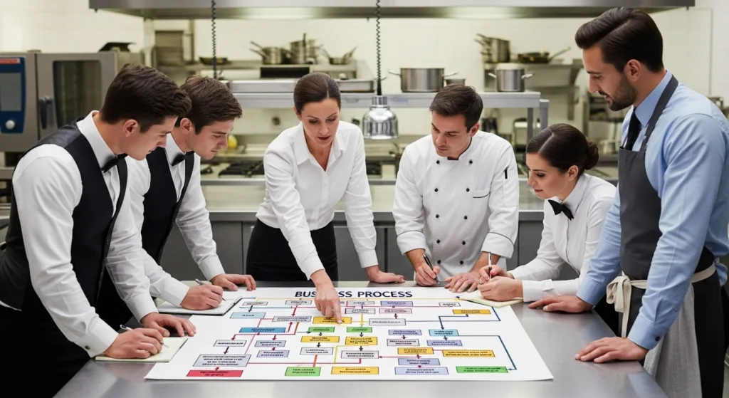 Para qué Sirven los Mapas de Procesos en un Restaurante